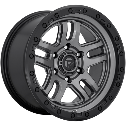 Fuel 1PC D701 AMMO 20X9 1 6X135 MATTE GUN METAL BLACK BEAD RING