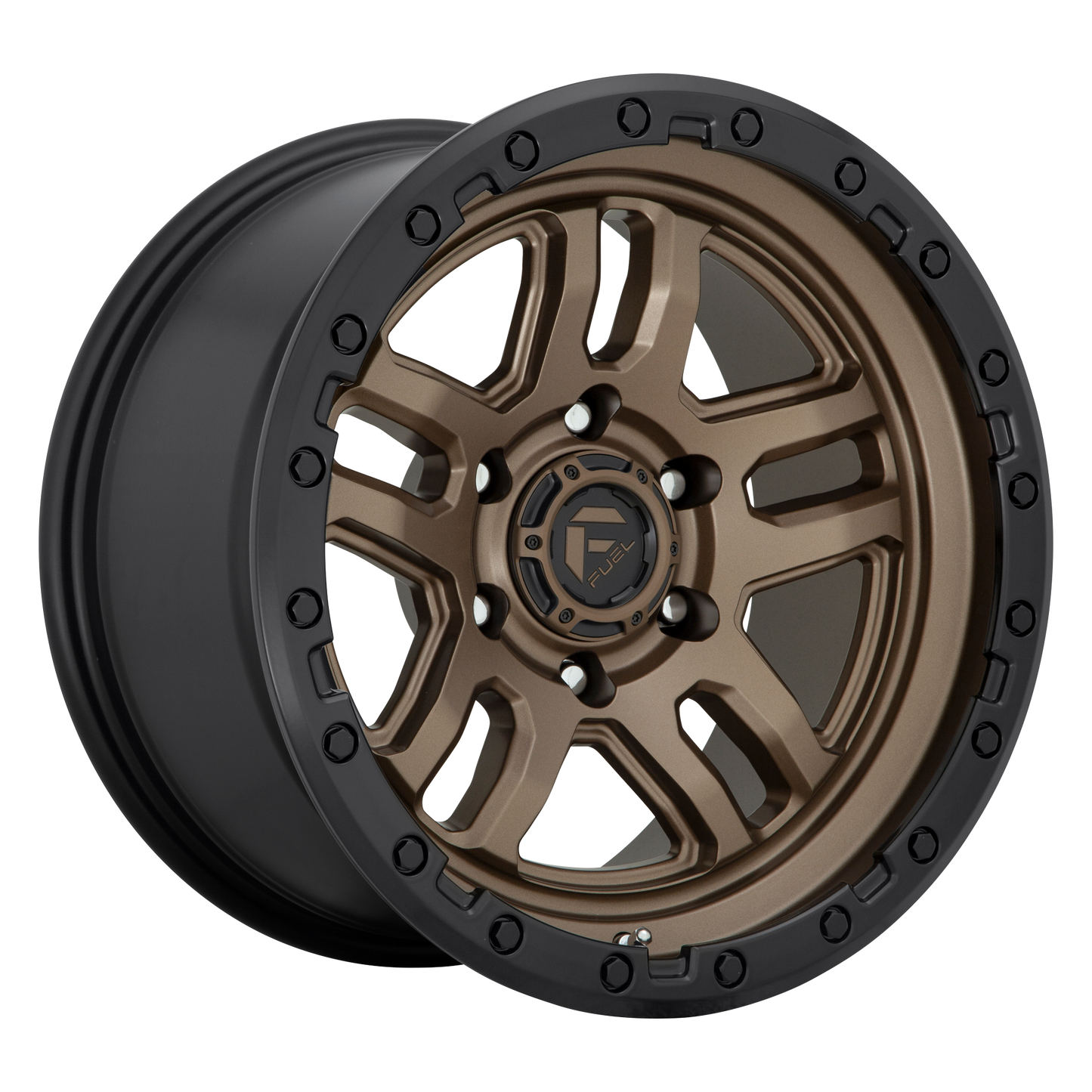 Fuel 1PC D702 AMMO 20X9 1 6X139.7 MATTE BRONZE BLACK BEAD RING