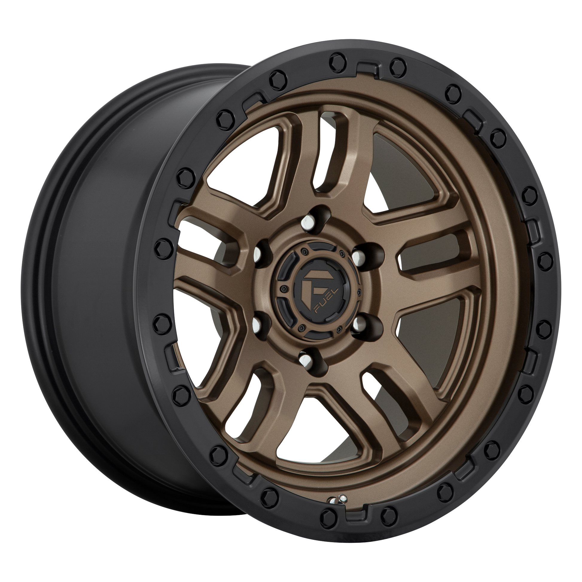 Fuel 1PC D702 AMMO 20X9 1 5X139.7 MATTE BRONZE BLACK BEAD RING