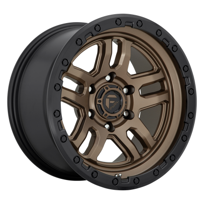 Fuel 1PC D702 AMMO 20X9 1 6X135 MATTE BRONZE BLACK BEAD RING