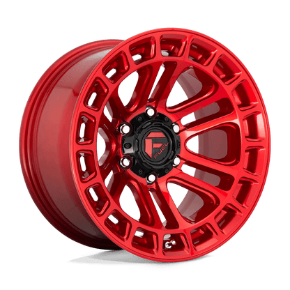 Fuel 1PC D719 HEATER 17X9 -12 6X139.7/6X5.5 Candy Red Machined