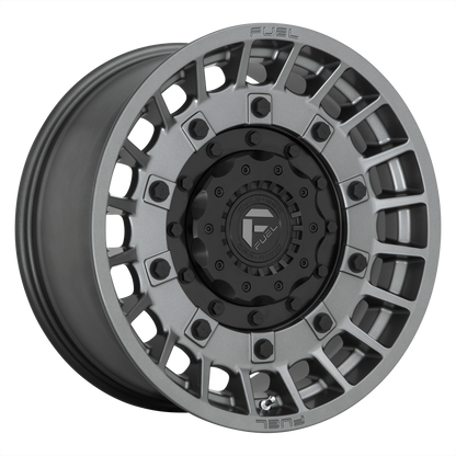 Fuel 1PC D726 MILITIA 17X9 -12 5X114.3/5X127/5X4.5/5.0 Matte Anthracite And Black