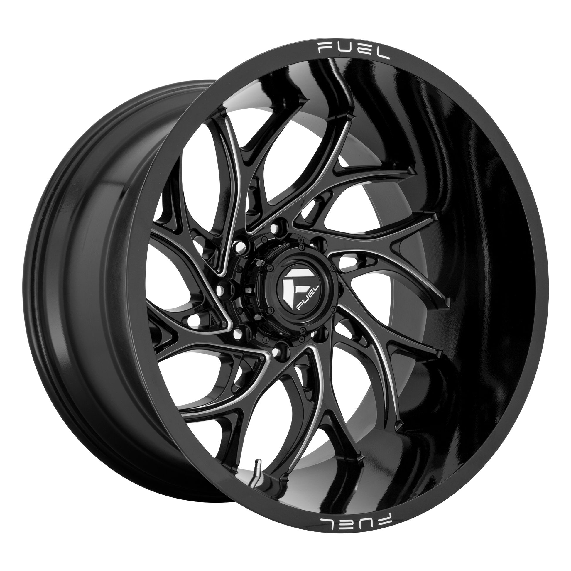 Fuel UTV D741 RUNNER 18X7 13 4X137/4X137 Gloss Black Milled