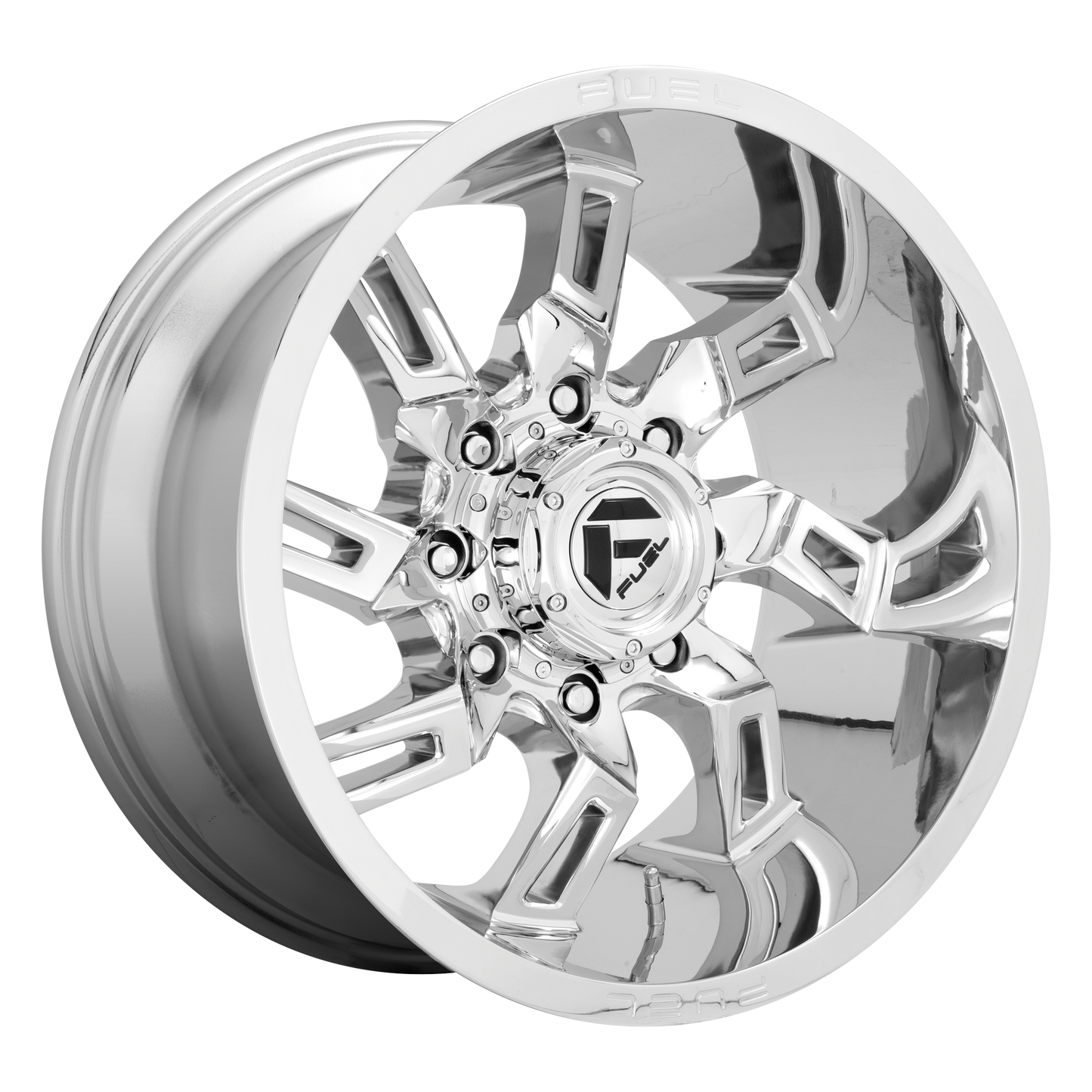 Fuel 1PC D746 LOCKDOWN 20X10 -18 6X139.7 CHROME