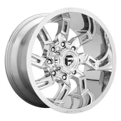 Fuel 1PC D746 LOCKDOWN 20X10 -18 6X139.7 CHROME