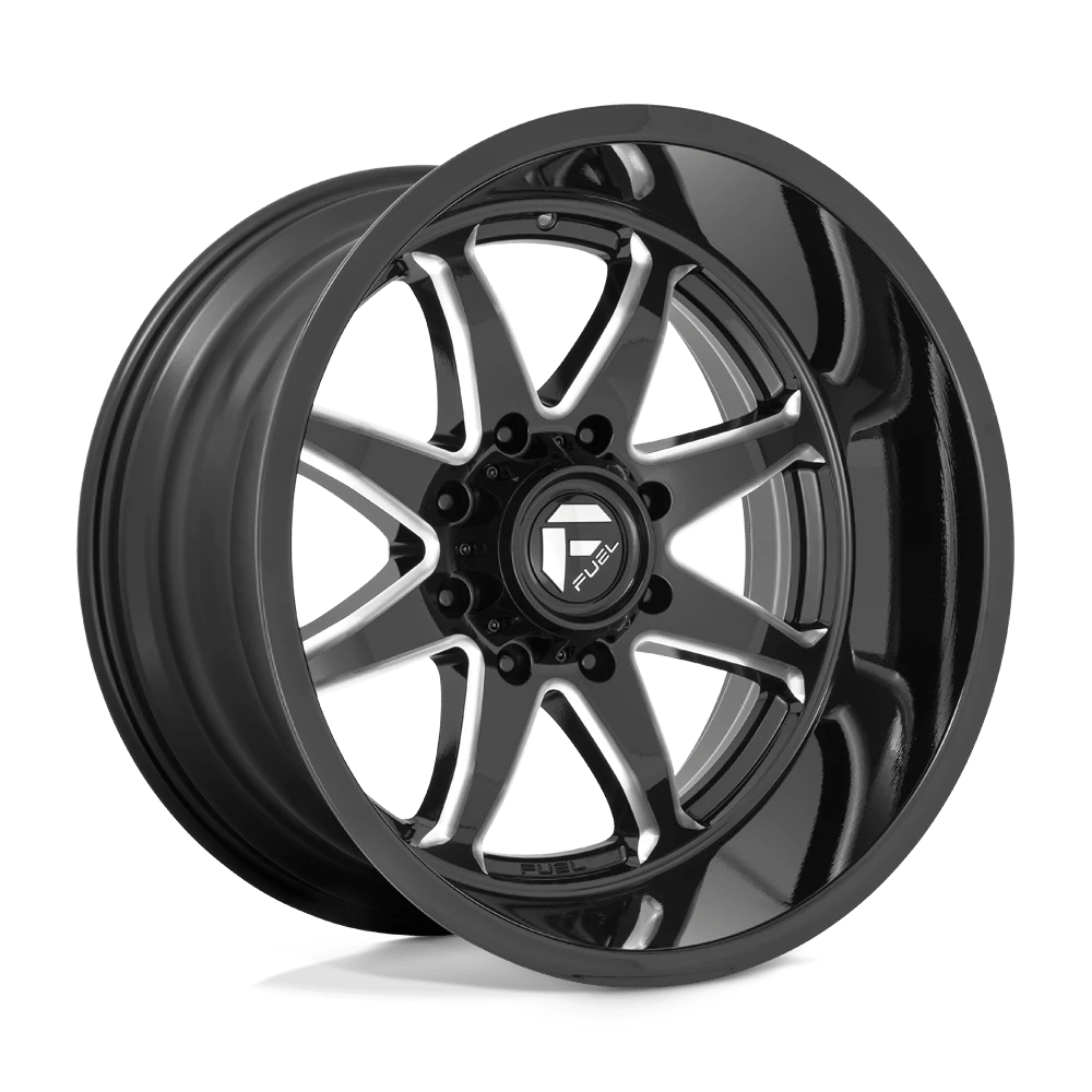 Fuel 1PC D749 HAMMER 20X10 -18 8X170/8X6.7 Gloss Black Milled