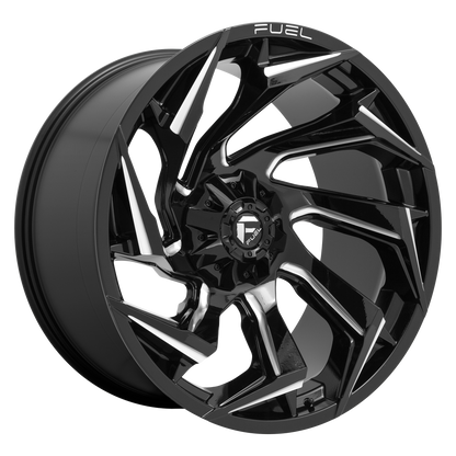 Fuel 1PC D753 REACTION 20X10 -18 8X170/8X6.7 Gloss Black Milled