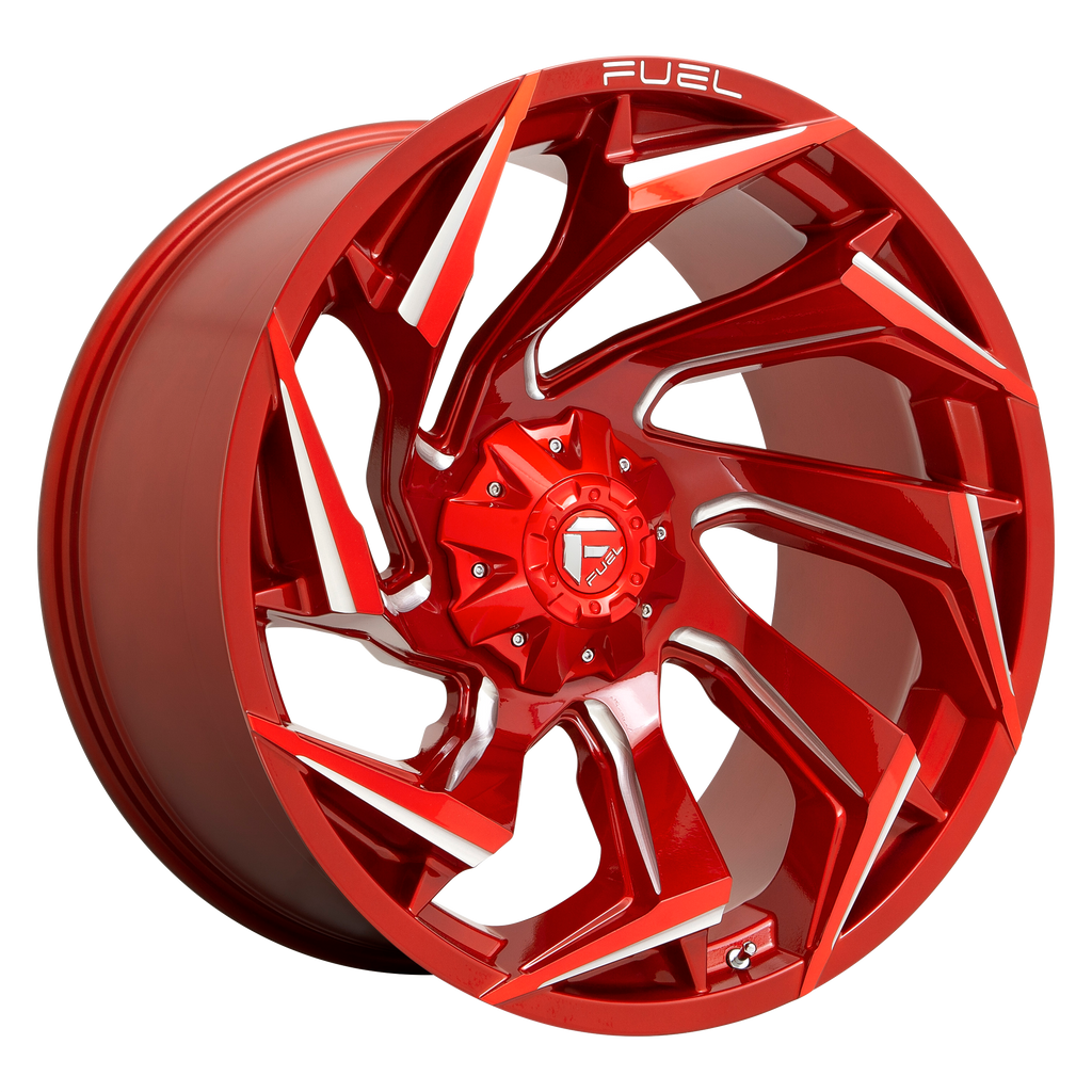 Fuel 1PC D754 REACTION 18X9 -12  8X170/8X6.7 Candy Red Milled
