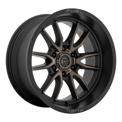 Fuel 1PC D762 CLASH 24X12 -44 6X139.7/6X5.5 Matte Black Double Dark Tint