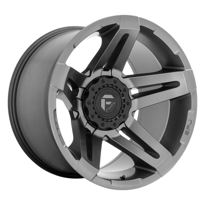 Fuel 1PC D764 SFJ 22X14 -75 5X127/5X139.7/5X5.0/5.5 Matte Gun Metal
