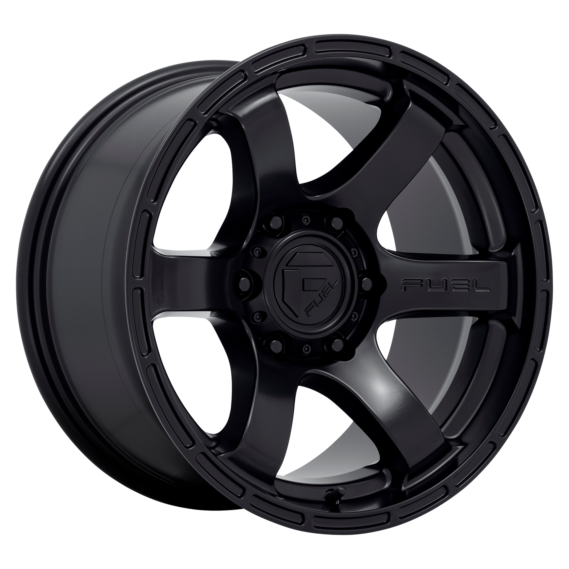 Fuel 1PC D766 RUSH 18X9 1 5X127/5X5.0 SATIN BLACK