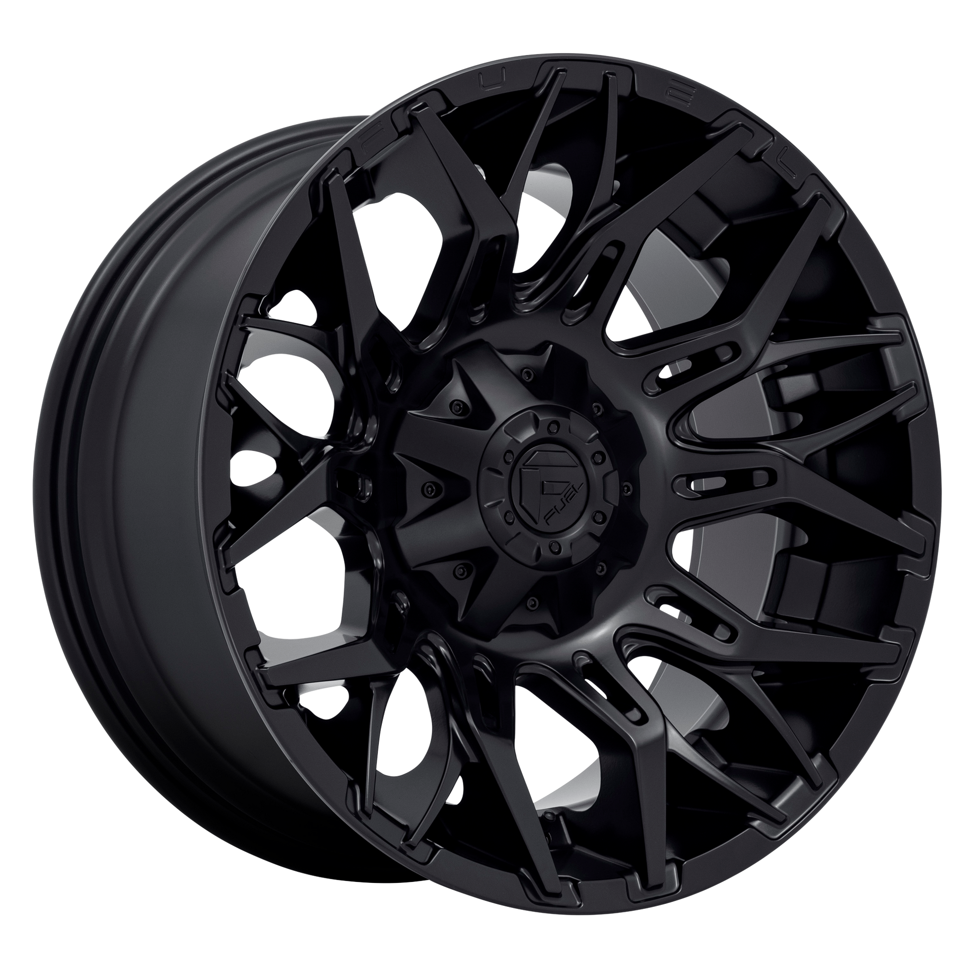 Fuel 1PC D772 TWITCH 22X10 -18 8X170/8X6.7 Blackout