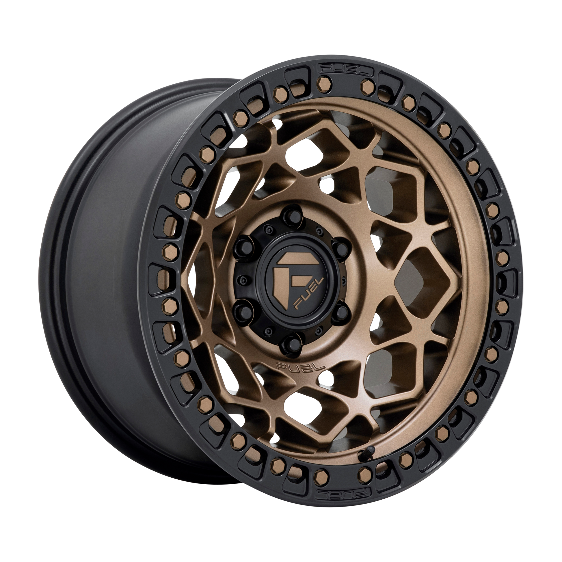 Fuel UTV D785 UNIT UTV 15X10 0 4X137/4X137 Bronze With Matte Black Ring
