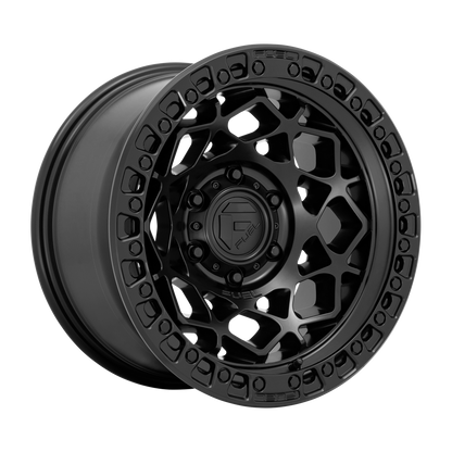 Fuel 1PC D786 UNIT 17X9 -12 5X127/5X5.0 Matte Black With Matte Black Ring