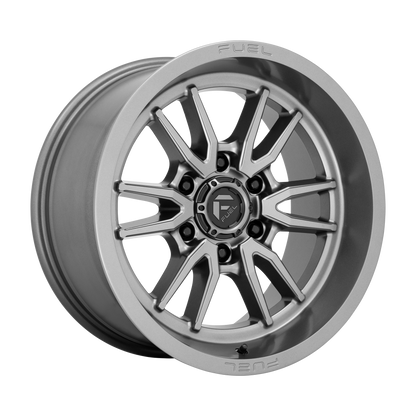 Fuel 1PC D789 CLASH 17X9 1 6X114.3 GUN METAL