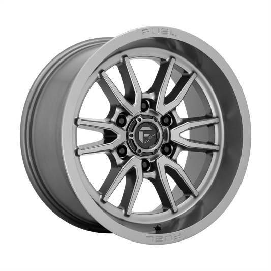 Fuel 1PC D789 CLASH 17X9 1 6X114.3 GUN METAL