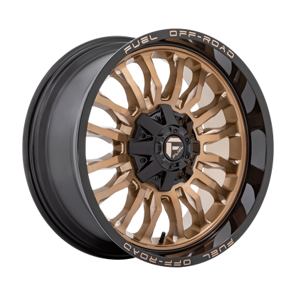 Fuel 1PC D797 ARC 20X9 1 8X180/8X7.1 PLATINUM BRONZE WITH BLACK LIP