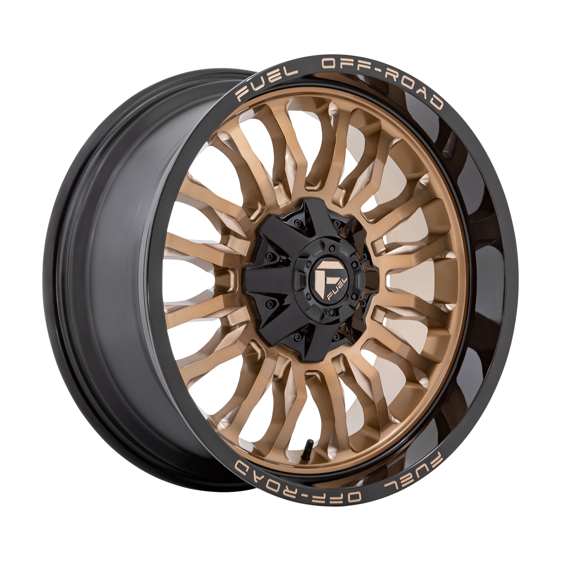 Fuel 1PC D797 ARC 22X12 -44 6X135/6X139.7 PLATINUM BRONZE WITH BLACK LIP
