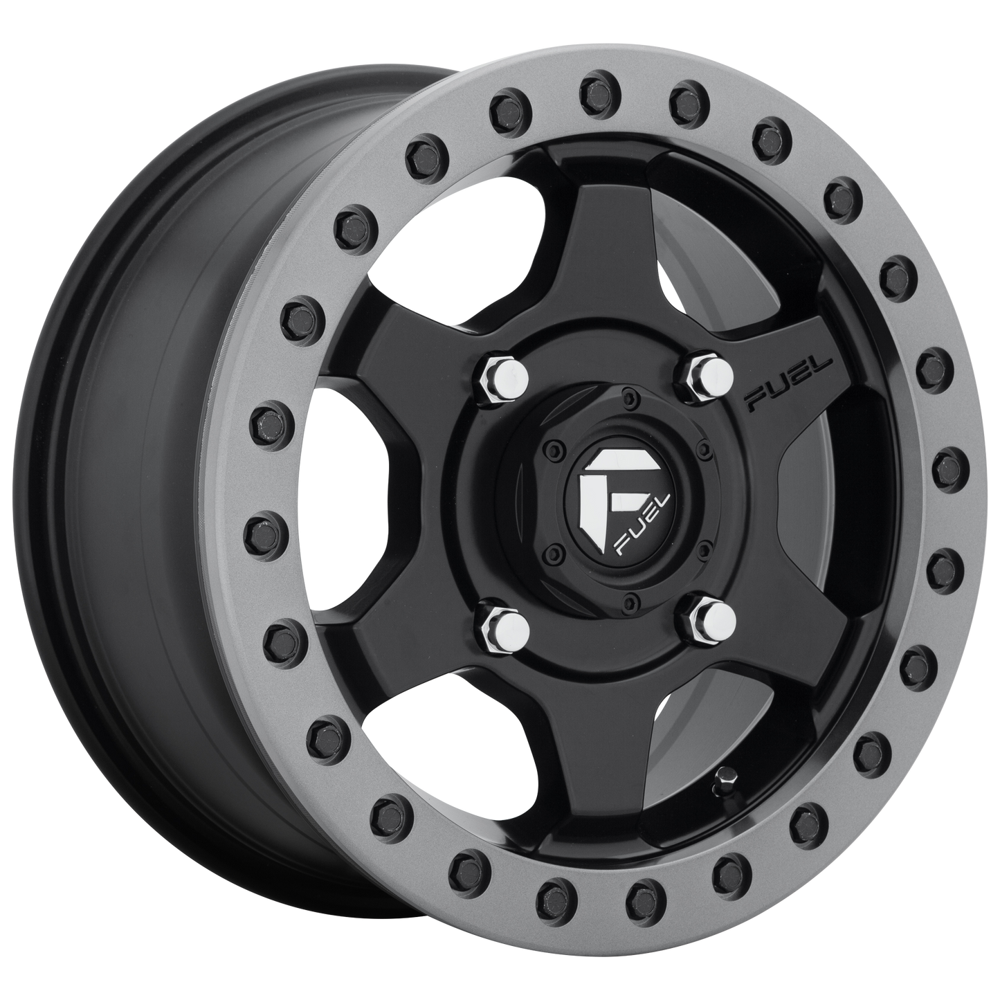 Fuel UTV D914 GATLING BL - OFF ROAD ONLY 15X7 55 4X137/4X137 MATTE BLACK