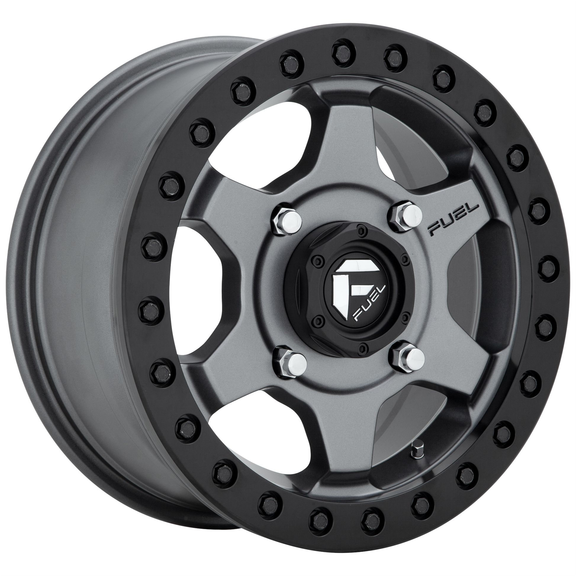 Fuel UTV D915 GATLING BL - OFF ROAD ONLY 15X7 55 4X137/4X137 MATTE GUN METAL