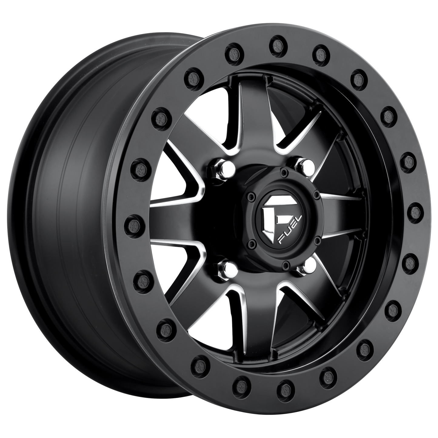 Fuel UTV D938 MAVERICK BL - OFF ROAD ONLY 14X7 13 4X137/4X137 MATTE BLACK MILLED
