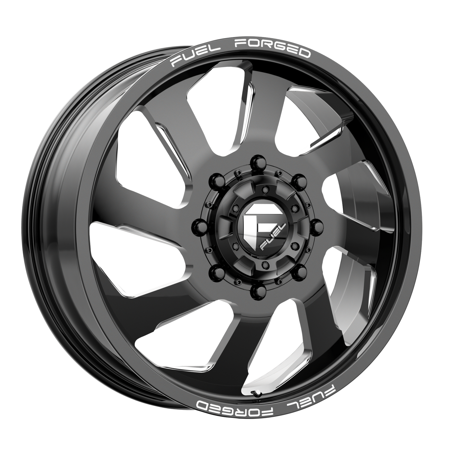 Fuel Mono DD39 FF39D 22X8.5 -202 10X225 GLOSS BLACK MILLED