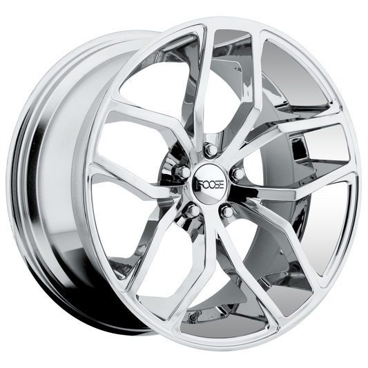 Foose 1PC F148 OUTCAST 20x8.5 35 5X120/5X4.72 CHROME PLATED