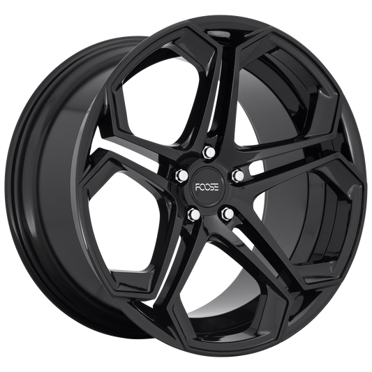Foose 1PC F169 IMPALA 20x9 38 5x115/5x115 GLOSS BLACK