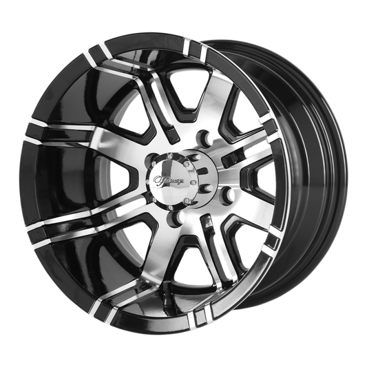 Fairway Alloys FA119 AGGRESSOR 12X7 -40 4X101.6/4X4.0 Machined Gloss Black