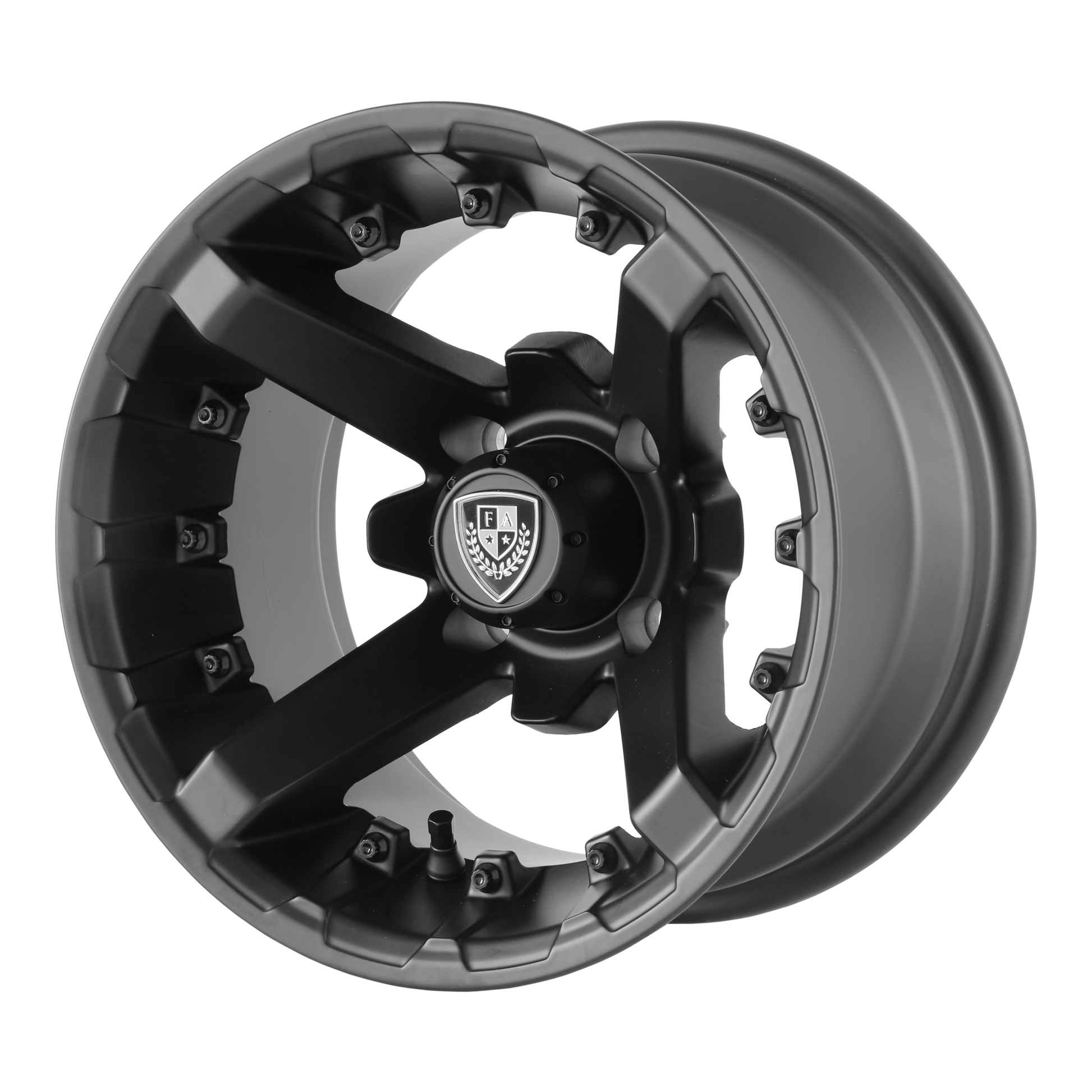Fairway Alloys FA138 BATTLE 12X7 -47 4X101.6/4X4.0 Matte Black
