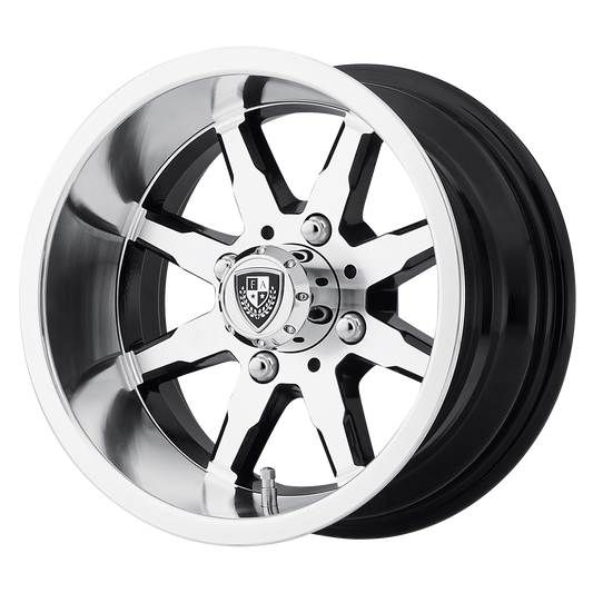 Fairway Alloys FA141 SHIFT 10X7 -25 4X101.6/4X4.0 Machined Gloss Black