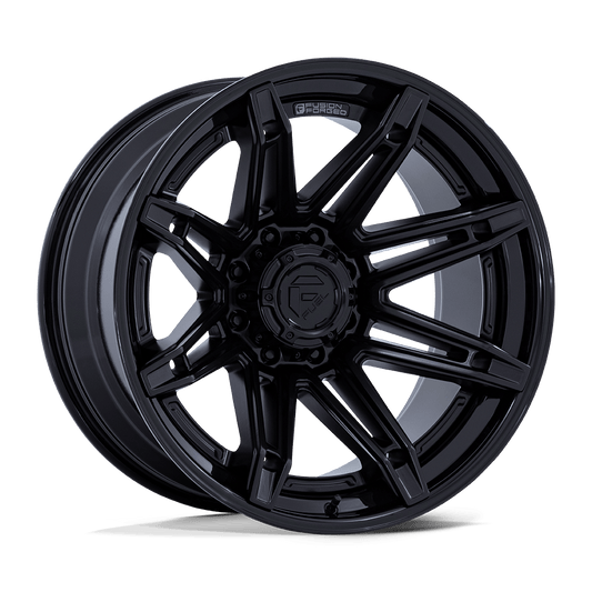 FUEL 1PC FC401 BRAWL 22X10 -18 8X180 MATTE BLACK WITH GLOSS BLACK LIP