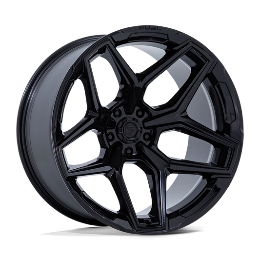 FUEL 1PC FLUX 22X10 -18 6X135 GLOSS BLACK