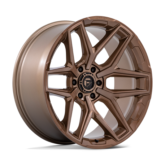 FUEL 1PC FLUX 18X9 20 6X135 PLATINUM BRONZE