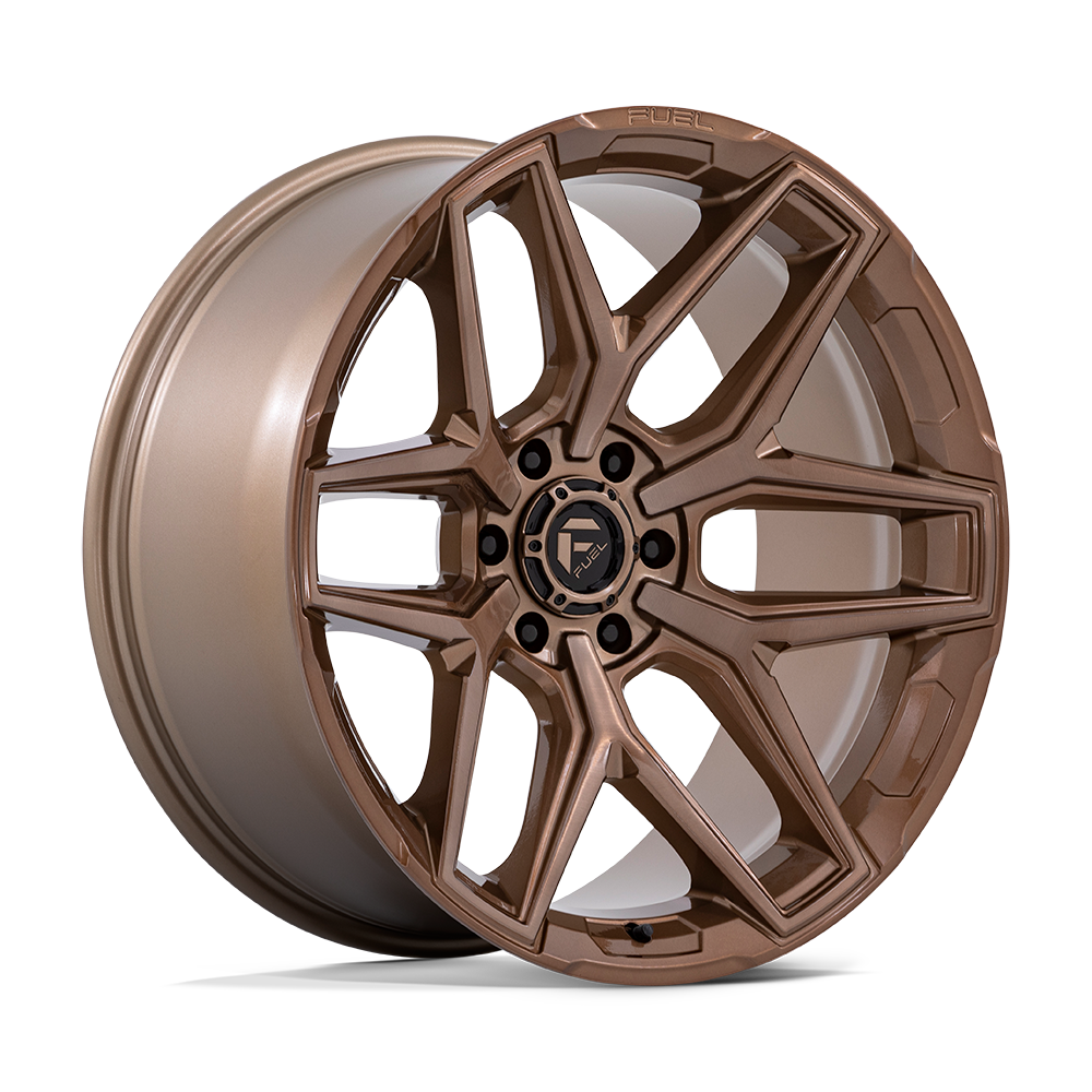 FUEL 1PC FLUX 18X9 1 6X135 PLATINUM BRONZE
