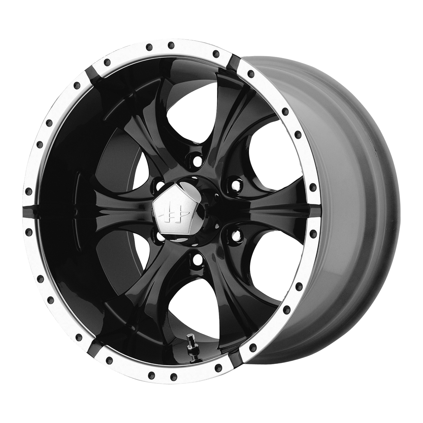 HELO HE791 MAXX 20X10 -12 6X139.7 GLOSS BLACK MACHINED