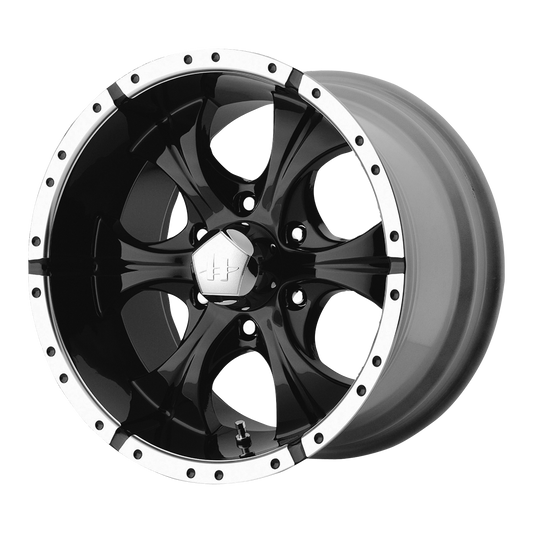 Helo HE791 MAXX 17X9 -12 6X139.7/6X5.5 Gloss Black Machined
