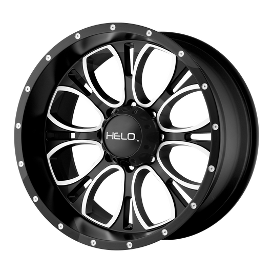 Helo HE879 17X9 -12 8X165.1/8X6.5 Gloss Black Machined