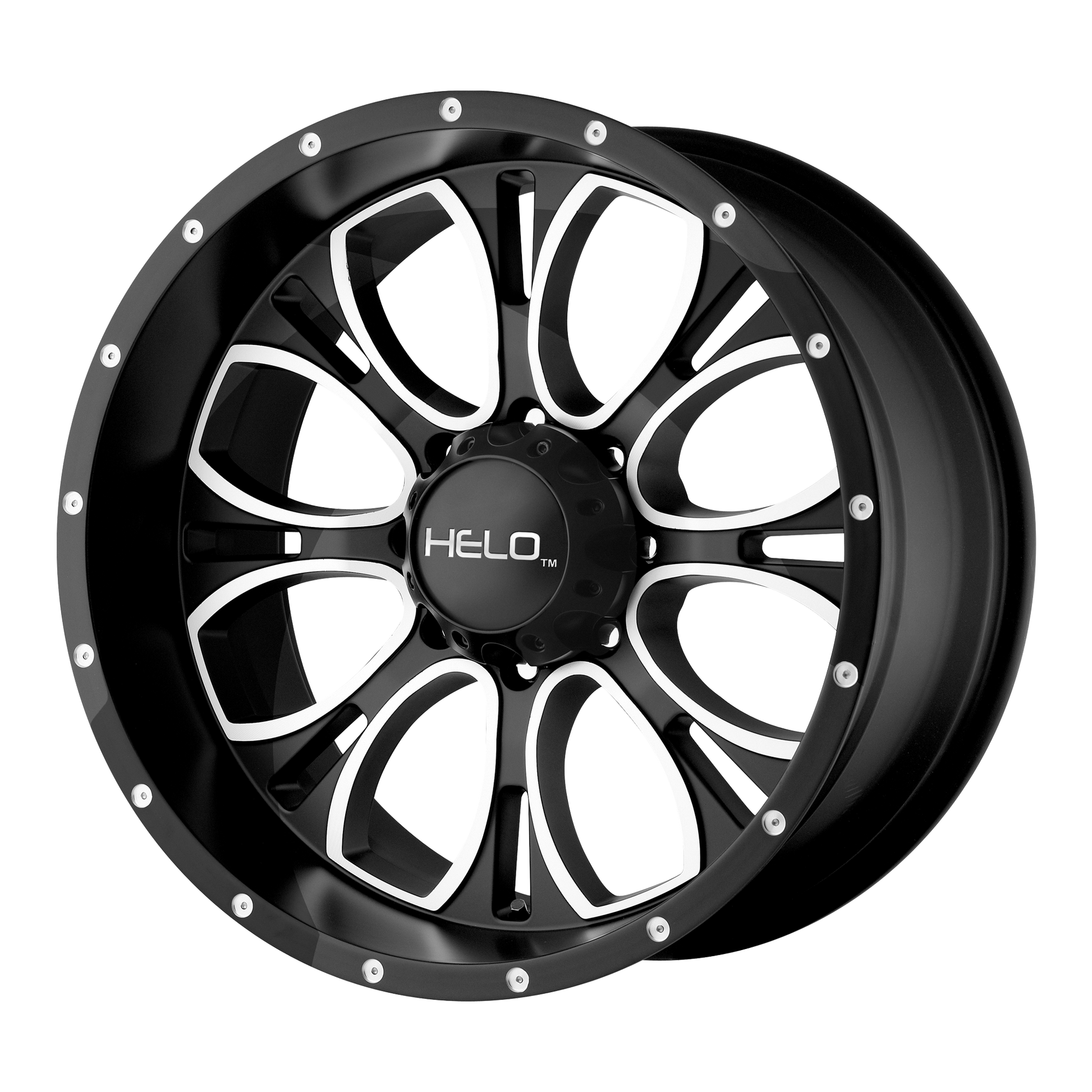 Helo HE879 20X9 18 8X180/8X7.1 Gloss Black Machined