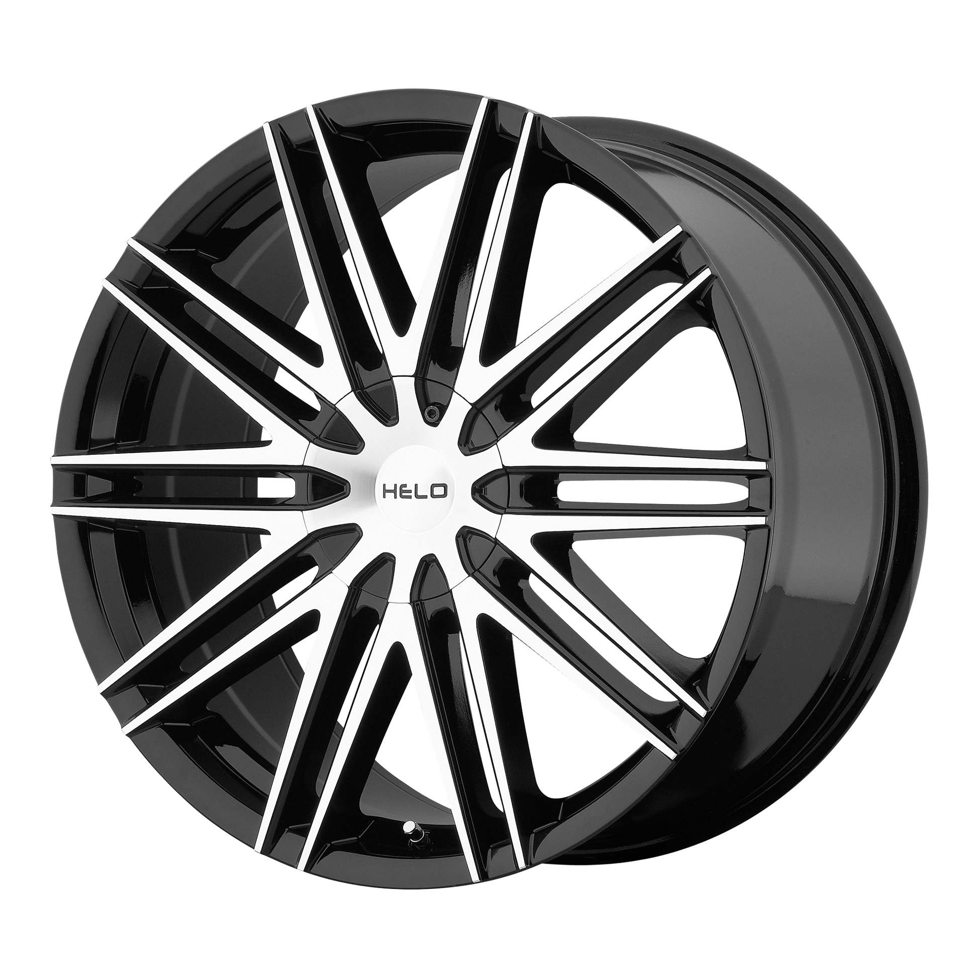 Helo HE880 16X7 42 5X110/5X114.3/5X110/4.5 Gloss Black Machined Face