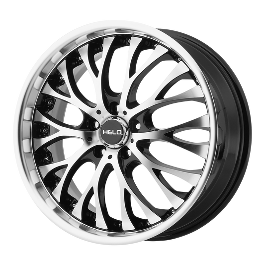 Helo HE890 20X10 40 5X114.3/5X4.5 Gloss Black Machined Face