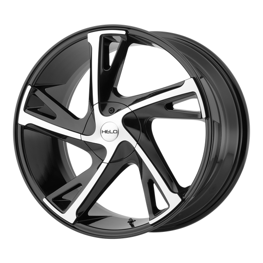 Helo HE902 16X7 42 5X114.3/5X120/5X4.5/120 Gloss Black Machined