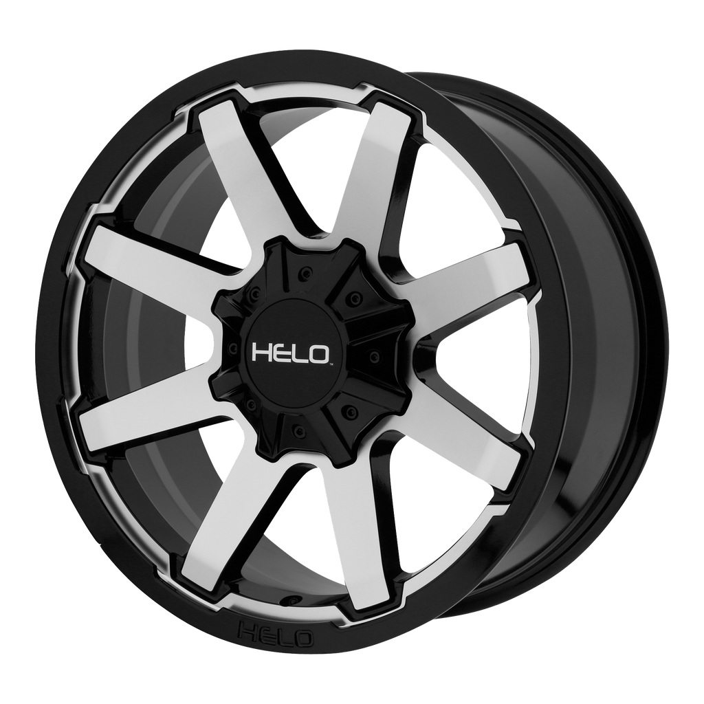 Helo HE909 20X9 0 6X135/6X5.3/6X139.7/6X5.5 Gloss Black Machined