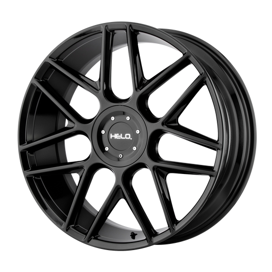 Helo HE912 18X8 40 BLANK/BLANK Gloss Black