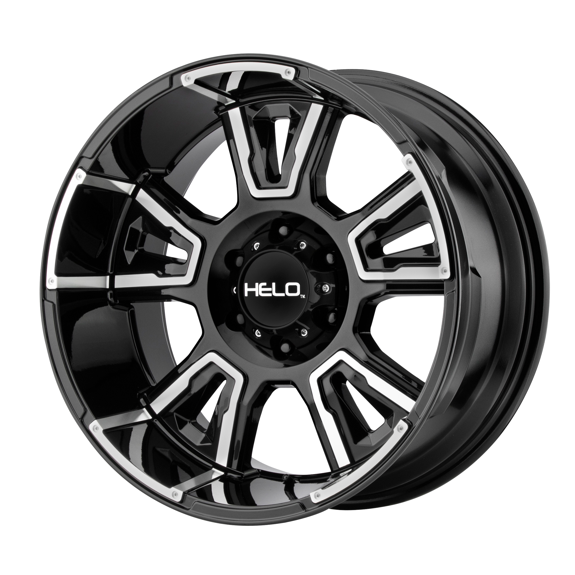 Helo HE914 20X10 -18 5X139.7/5X5.5 Gloss Black Machined