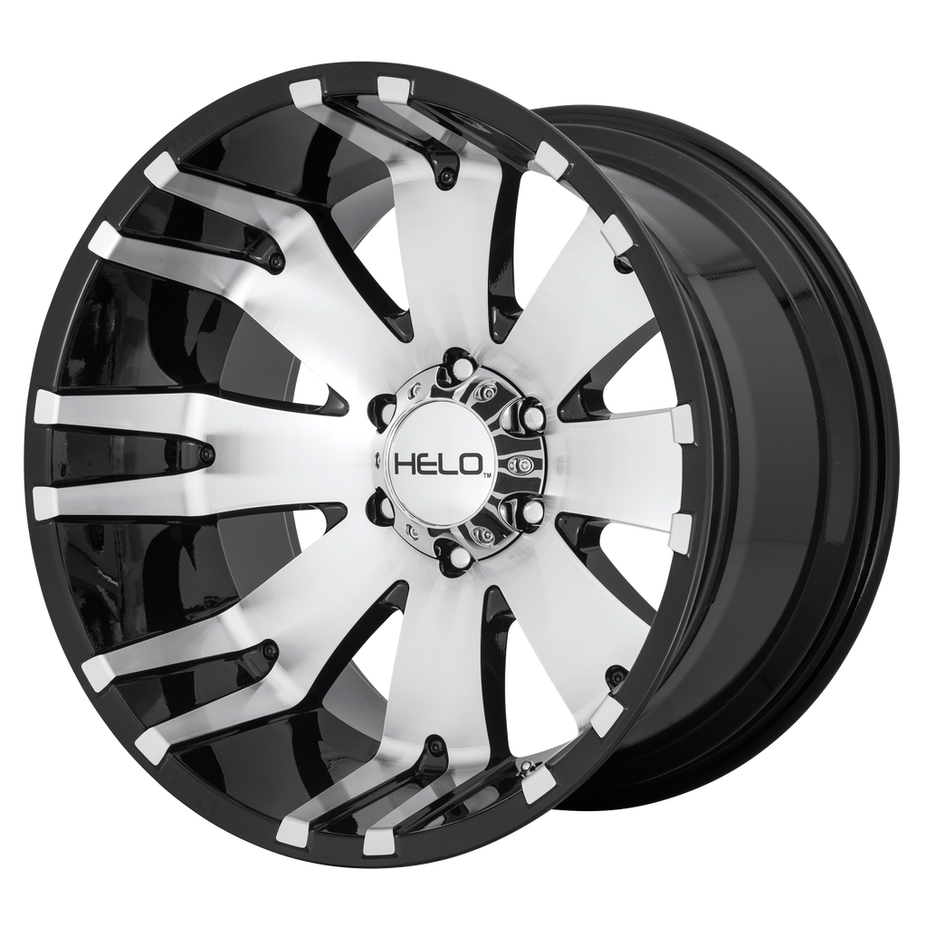 Helo HE917 18X10 -18 8X165.1/8X6.5 Gloss Black Machined