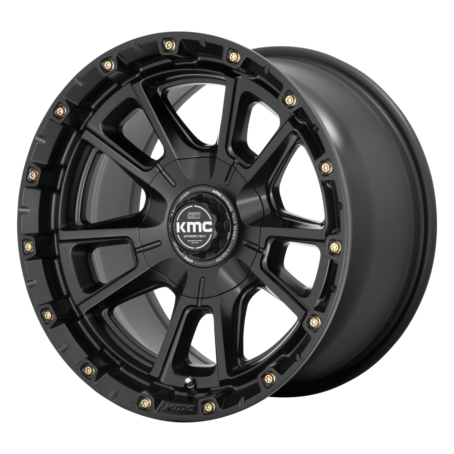 KMC KM100 SYNC 20X9 18 6X120/6X139.7 Satin Black