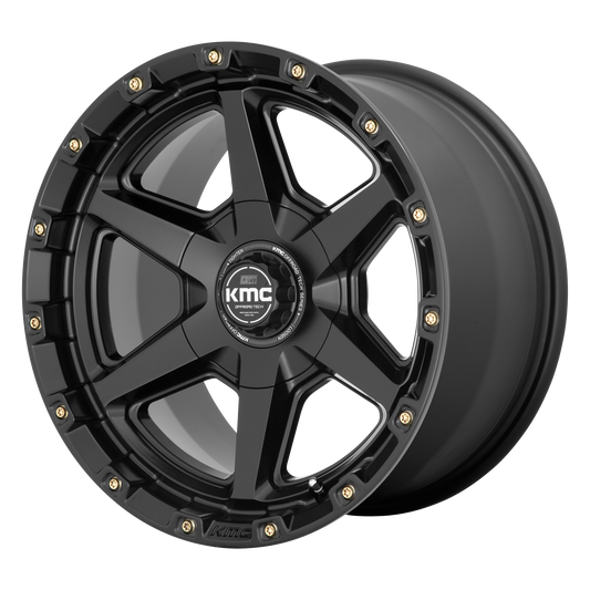 KMC KM101 TEMPO 20X9 18 6X120/6X139.7 Satin Black