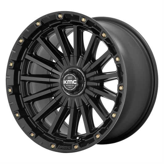 KMC KM102 SIGNAL 20X9 0 6X135/6X5.3/6X139.7/6X5.5 Satin Black