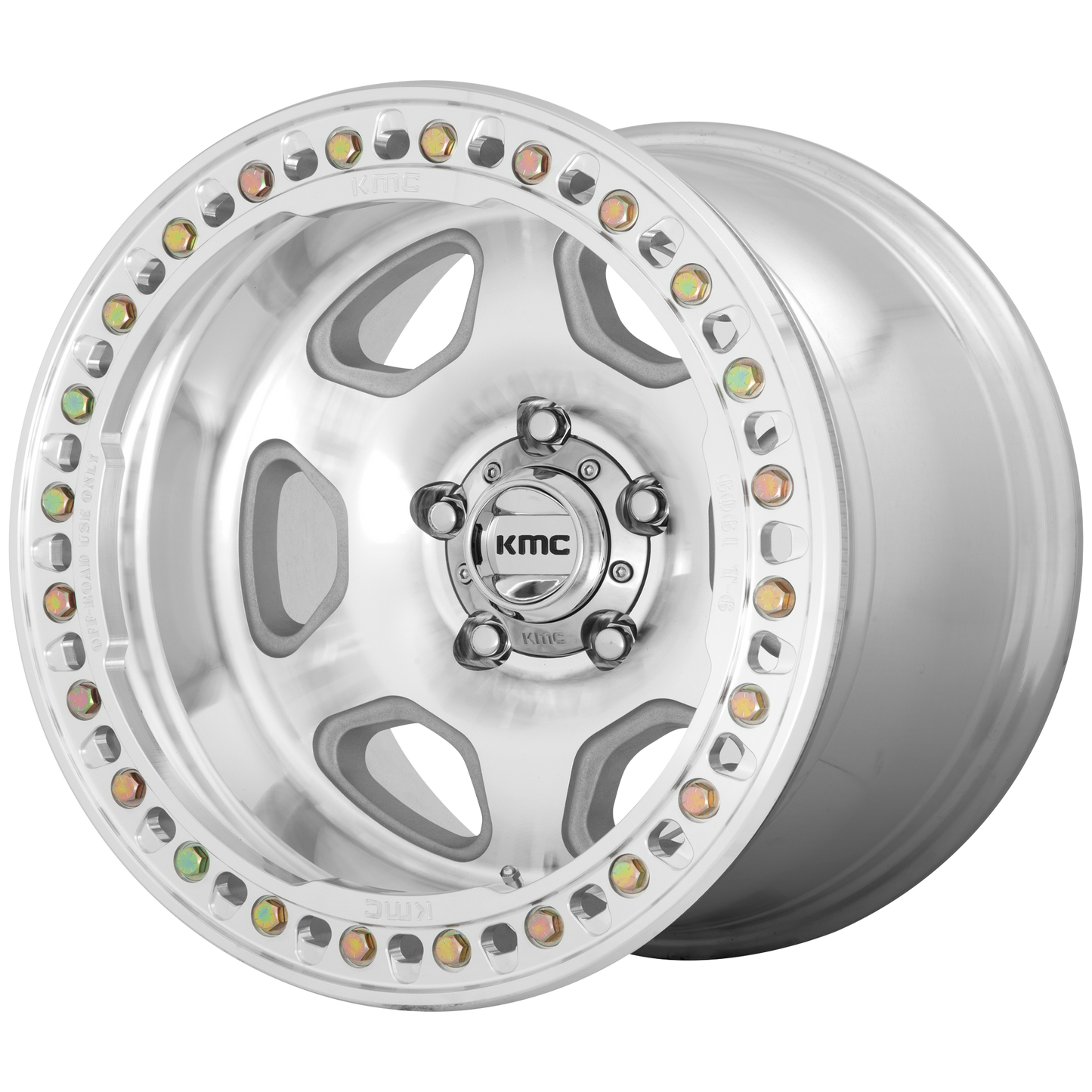 KMC KM233 HEx 17x9 -38 8x165.1/8x6.5 Machined